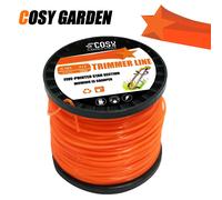 3.0mm/4.0mm débroussailleuse corde tranchante tondeuse à gazon pentagramme Nylon tondeuse ligne tondeuse tête chaîne coupe gazon rouleau ligne 2.7mm 100m