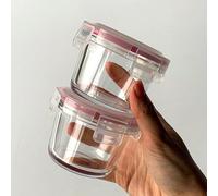 3/1 pièce Bocaux de conservation alimentaire en verre épaissi avec couvercles hermétiques, ensemble de bocaux de conservation alimentaire - parfait pour le pique-nique, la préparation des repas, le st
