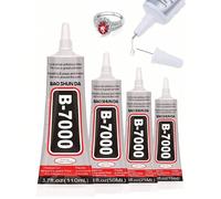 3/25/50/110ml Colle adhésive forte B7000, convient pour les accessoires de tête, les broches, l'incrustation de bijoux, les diamants, les boucles d'oreilles, les pendentifs, la colle adhésive forte po