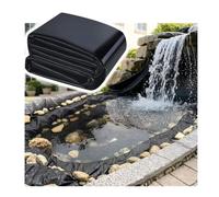 3,3-26' de Largeur 16,4-164' de Longueur 0,3 mm d'épaisseur Tapis d'étang à Poissons Revêtement d'étang PEHD for Cascade, Fontaine Jardin, caractéristiques d'eau(2x35m/6.6x114.8')