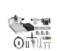 3/4 axes CNC routeur 6040/3040/3020 graveur USB Port fraisage gravure Machine PVC 3D sculpture à bois,Haute Stabilité(4 Axis CNC 3040)