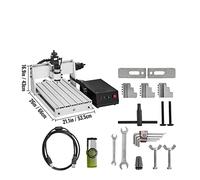 3/4 axes CNC routeur graveur 6040/3040/3020 USB fraiseuse 3D PVC gravure sculpture Machine travail du bois,Haute Stabilité(3 Axis CNC 3040)