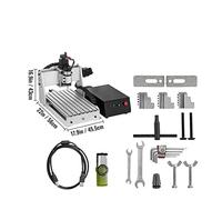 3/4 axes CNC routeur graveur 6040/3040/3020 USB fraiseuse 3D PVC gravure sculpture Machine travail du bois,Haute Stabilité(3 Axis CNC 3020)