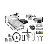3/4 axes CNC routeur graveur 6040/3040/3020 USB fraiseuse 3D PVC gravure sculpture Machine travail du bois(4 Axis CNC 6040)