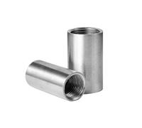 3/4" BSPP Female Thread Long Nipple 304 Stainless Steel Pipe Fitting Connector (Length 80mm)