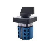 3/4 Position 12 bornes commutateur de changement de came rotatif 500 V 20A LW28-20 1 pièces(2P 12T 01)