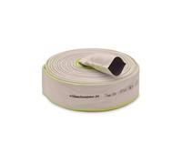 Ø 3" - 75 mm, 50 m - Tuyau plat | Tuyau de chantier | Tuyau industriel | Caoutchouc synthétique, blanc avec vert, 10 bar, -20 °C à +60 °
