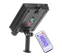 3.7V 1200mAh Alimentation, 8 modes de clignotement Boîte de contrôle à distance, Boîte de contrôle de la guirlande lumineuse solaire pour les bandes, extérieur jardin (Boost de sortie 24V)