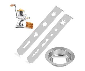3 Accessoires pour Emporte pièces 8 Formes Accessoire pour Biscuits | Hachoir à Viande Biscuit Compatible avec les Emporte pièces à Anneaux de Connexion Accessoires de Pâtisserie de Noël