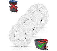 3 Balai Serpillère Microfibre Remplacement Compatible avec Vileda 3 en 1 Vadrouille Turbo Serpillère Recharge Lavable en Machine