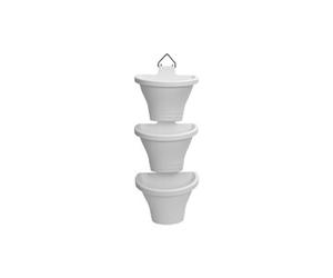 3 Balconnières Corsica forêt vertical 24 cm - Blanc -
