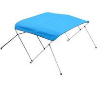 3 Bimini pour bateau à trois arceaux 72 po L x (73 po à 78 po) l x 46 po H Auvent bleu pacifique