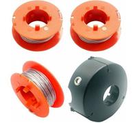 3 bobines de fil de rechange pour coupe-bordure Bosch ART 23/26 Combitrim 23/26 Easytrim, pour bobine de fil unique Bosch F016800175