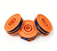 3 bobines fil double compatible avec TITAN TTB820GGT 600W Débroussailleuse | compatible avec les débroussailleuses McGregor, Worx et Qualcast, fil pour débroussailleuse 1,5 mm diamètre, 2 x 5 mètres
