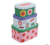 Atmosphera – Boîtes de rangement pour enfant – Collab. Cha Cha Pop – Lot de 3