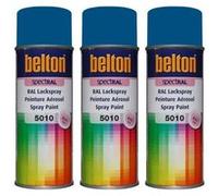 3 bombes de peinture Belton Spectral RAL5010 Bleu gentiane 400ml