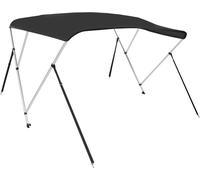 3-Bow Bimini-Top Noir 182x184x136 cm