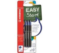 3 cartouches Stabilo Easy 0,5 Bleu Bleu G