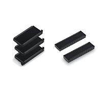3 Cassettes d'encrage 6/4913 Noires pour tampons Trodat Printy 4913 et 4913T - Encre à base d'eau - Empreinte nette & 6-4916 Cassette d'encrage de rechange Noir Lot de 2