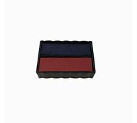 3 Cassettes d'encrage B348500 Rouge/Bleu tampons Trodat Printy 4850, 4850L, Medium