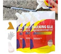 3 Caulking Glue for Concrete, Slab Concrete Waterproof Repair Sealant, Detroit Rain Concrete Repair, Caulk Adhesive Glue Weather Resistant, Repair Caulk Quick-Drying, 500g