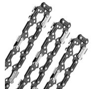 3 chaînes de scie 3/8LP, 33 maillons de transmission, 1,1 mm, pour scie de 20 cm