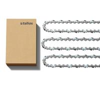 3 chaînes de scie de 3/8 de pouce, 1,6 mm, 72 maillons, longueur 50 cm, pour scies à métaux