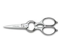 3 CLAVELES 400 - Ciseaux de Cuisine,Multi-Usage, INOX, 20,32 cm
