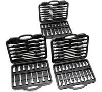 3 Coffrets Outils Clés à douille 88 pièces avec Torx & Six panx creux Douilles polygonales llen