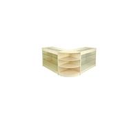 3 comptoirs de magasin et réception collection pulsar avec finition laminée en érable