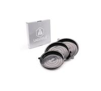 3 couvercles hermétiques noir 16/18/20cm | Compatible casseroles, utilisation quotidienne, lavage manuel, hermétique