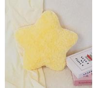 【3 € de réduction dès 10 €】Doudou en forme d'étoile mignonne pour canapé, lit et salon, oreiller moelleux en demi-lune, décoration d'intérieur pour chambre, salon et dortoir, idéal pour fêtes d'annive