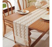 【3 € de réduction dès 10 €】Lot de 5 sets de table et napperons Boho, décoration de centre de table rustique de ferme pour cuisine, petit tapis tissé en macramé pour table basse, commode, décoration in