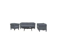 vidaXL Ensemble de Canapés 3 pcs Chaise de canapé avec Accoudoirs et Dossier Meuble de Salon Salle de Séjour Moderne 3209210