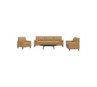 vidaXL Ensemble 3 pcs - Marron