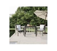 3-delige Tuinset met kussens poly rattan zwart3157951
