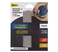 3 disques ponçeuse - Maille Céramic 125mm Grain moyen 120