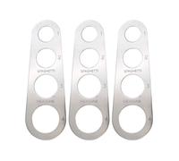 3 Doseurs à Spaghettis Inox avec 4 Trous de Mesure - Ustensile Cuisine Précis Portions Pâtes dupcheliry