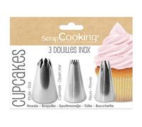 3 douilles cupcakes