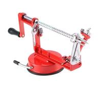 3 en 1-Eplucheur de pommes & Vide-pomme Machine pour éplucher, évider et couper les pommes Design en rouge LIA12983