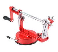 3 en 1 - Eplucheur de pommes & Vide-pomme Machine pour éplucher, évider et couper les pommes Design en rouge