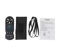 3 en 1 Mini thermomètre numérique multifonction portable hygromètre anémomètre jauge de vitesse du vent compteur de mesure de Volume d'air pour le refroidissement éolien