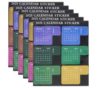 3 Ensembles Autocollants, Calendrier Mensuel Papier Index | Maison et Bureau, Écriture Facile, Lot de Sets de Set de Sets de Feuilles, Étudiants et Usage Individuel