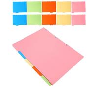 3 Ensembles Intercalaires de Cahier A4 4 Trous, Pages Index | Séparation Rapides Documents, pour Journal et Carnets à Couverture Rigide, Lot de Sets, Style Distinctif