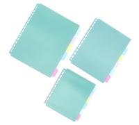 3 Ensembles Intercalaires de Cahier Colorés Séparateurs D’index | Rapport et Journal, Séparation de Documents, Repérage Rapide, Design Créatif Distinctif, Usage Quotidien
