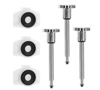 3 Ensembles Kit de Rechange pour Vanne de Dérivation de Bain | Tiges, Joints et Clapets Abs, Réparation Domestique, Installation Simple, Débit Régulier, Anti-fuite