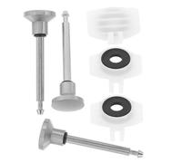 3 Ensembles Kit de Réparation du Déviateur de Bec, ABS | Tiges, Joints et Clapets Inclus, pour Salles de Bain Familiales, Usage Solide, Compatibilité Plupart des Tiges Standard