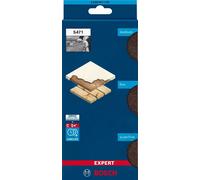 3 éponges abrasives BOSCH 'plateaux' bois et peinture 3 grains S471 69x97x26mm - 2608901175