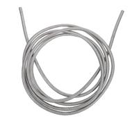 3 Gaine en Câble Acier de Mètres Flexible Inoxydable pour Câbles | Tubes en Acier Inoxydable, Protection Contre L’usure et L’abrasion, Gestion Domestique des Fils, Argenté