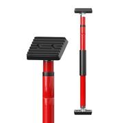 3-H Etai Telescopique Reglable 1pcs 70-110cm,Étai de Porte Tout Acier Épais |Type Rotatif |Étai de Soutien Télescopique pour Plaque de Plâtre, Cadre de Porte, Installation d'armoire DIY,Rouge